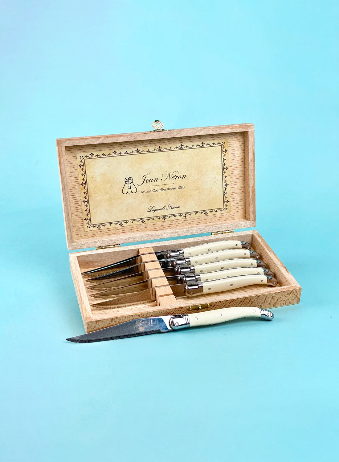 Laguiole Ivory Steak Knives, set of 6